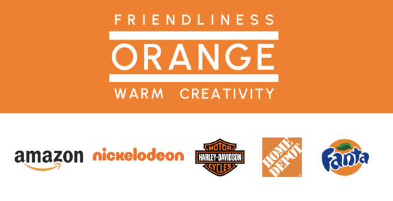 orange warm creativity friendliness