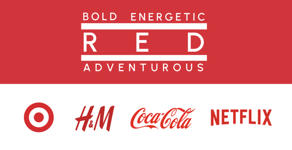 red bold energetic adventurous