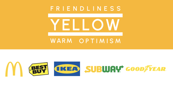 yellow friendliness warm optimism